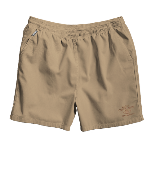 Kona Coffee Dyed Men's Twill Shorts | 100% Cotton Crazyshorts®