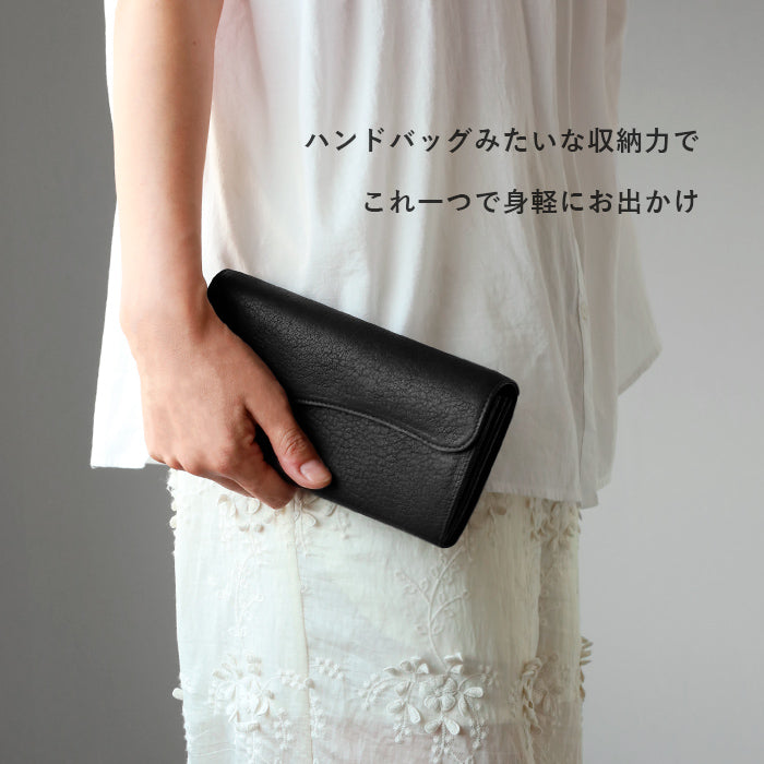 ZOO(ズー) 財布 長財布 鹿革 ホワイトテールディア かぶせ ロング