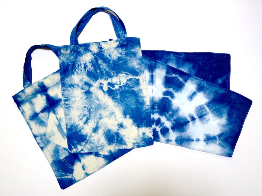 東京の染色・染物のワークショップ：藍染体験〜トートバックとハンカチ