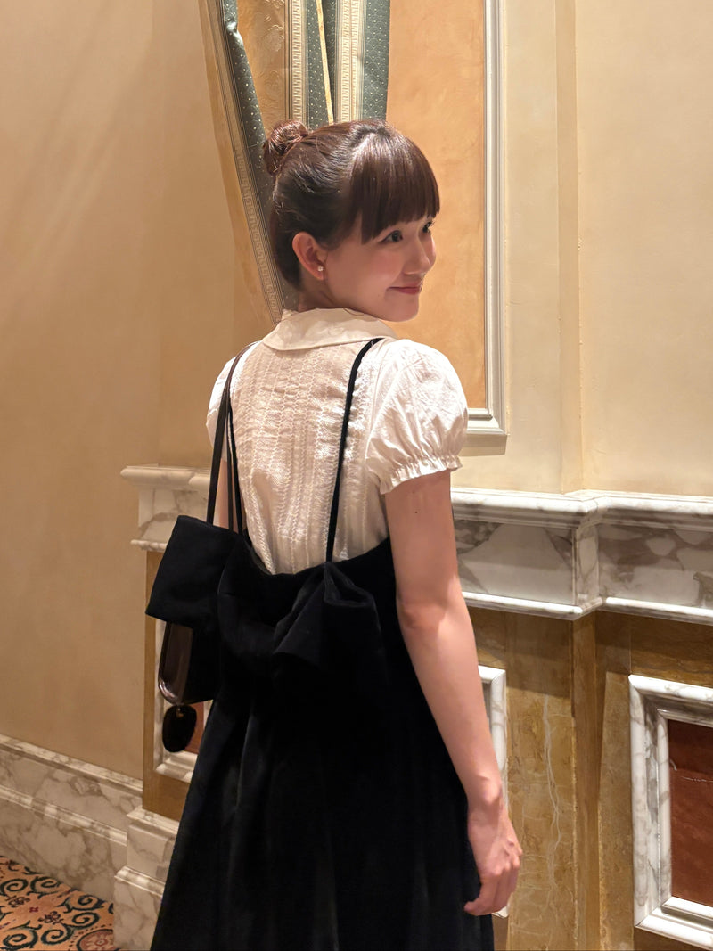 リボンベロアワンピース DPA43237 – CRAMMY