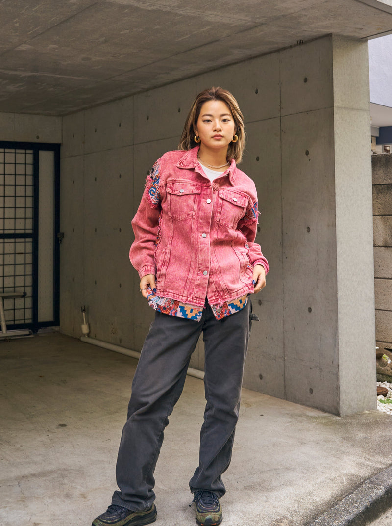 ペイズリーピンクデニムジャケット DPB19172 – CRAMMY