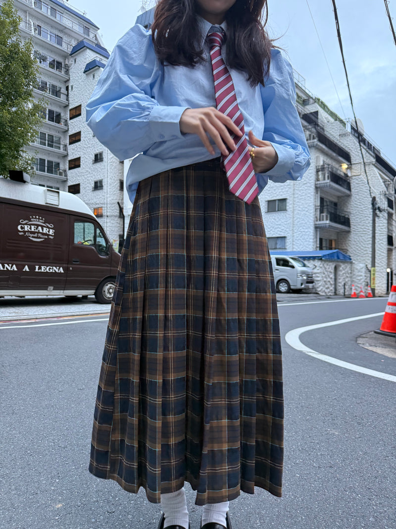 プリーツチェックスカート DPA43536 – CRAMMY