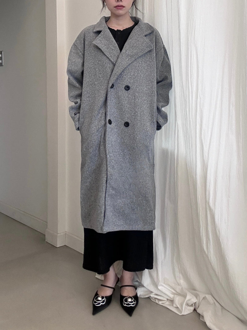 グレーロングコート DPB43208 – CRAMMY