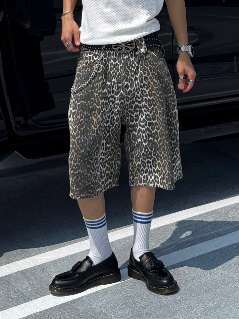 Kenshin_レオパードデニムハーフパンツ DPB73343 – CRAMMY