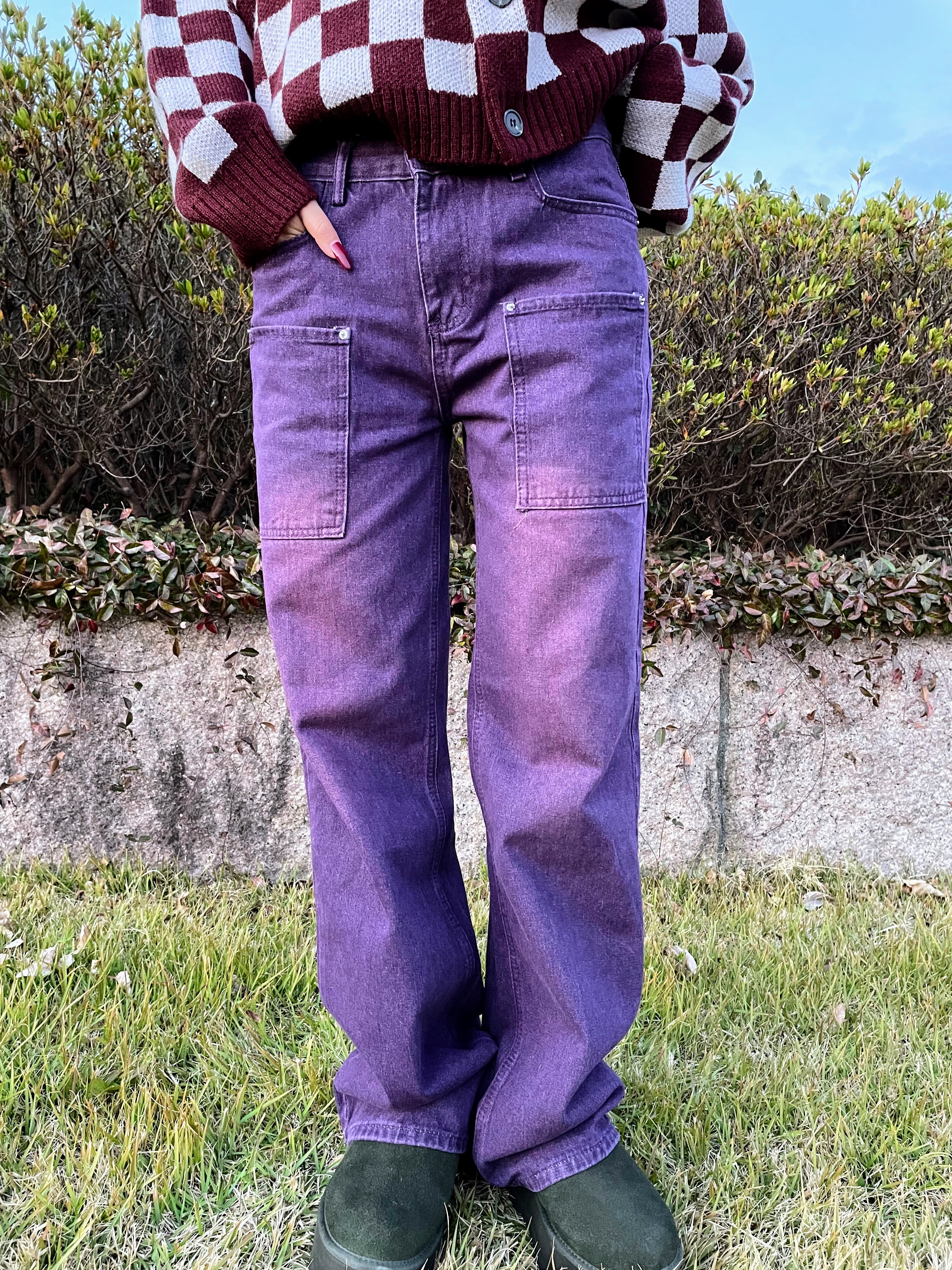 パープルデニムパンツ DPB02069 – CRAMMY