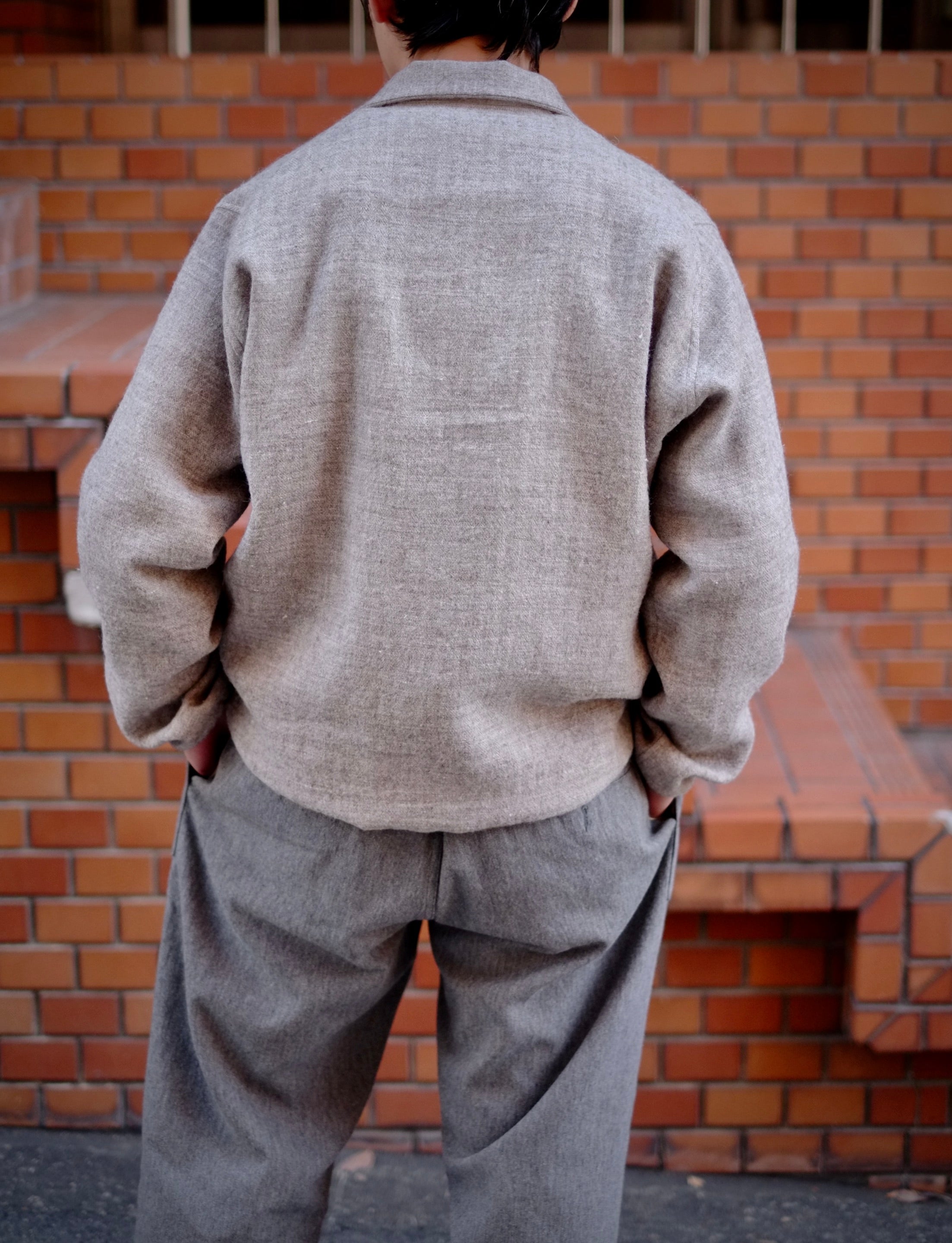 KIMURA - cardigan shirt with collar – CREUSEURS