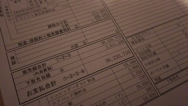 フェラーリ「GTC4LussoT」の見積もりしました。価格は約3,623万円