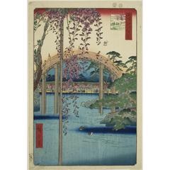 名所江戸百景 亀戸天神境内 - 歌川広重 - 日本画 - 名画 - Canon