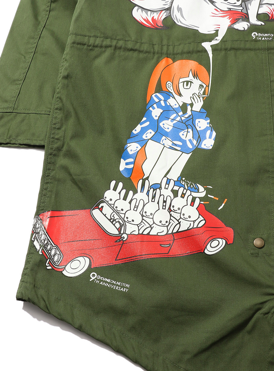 OS 9th Anniv. モッズコート｜ウサギがいる｜CUNE ONLINE STORE
