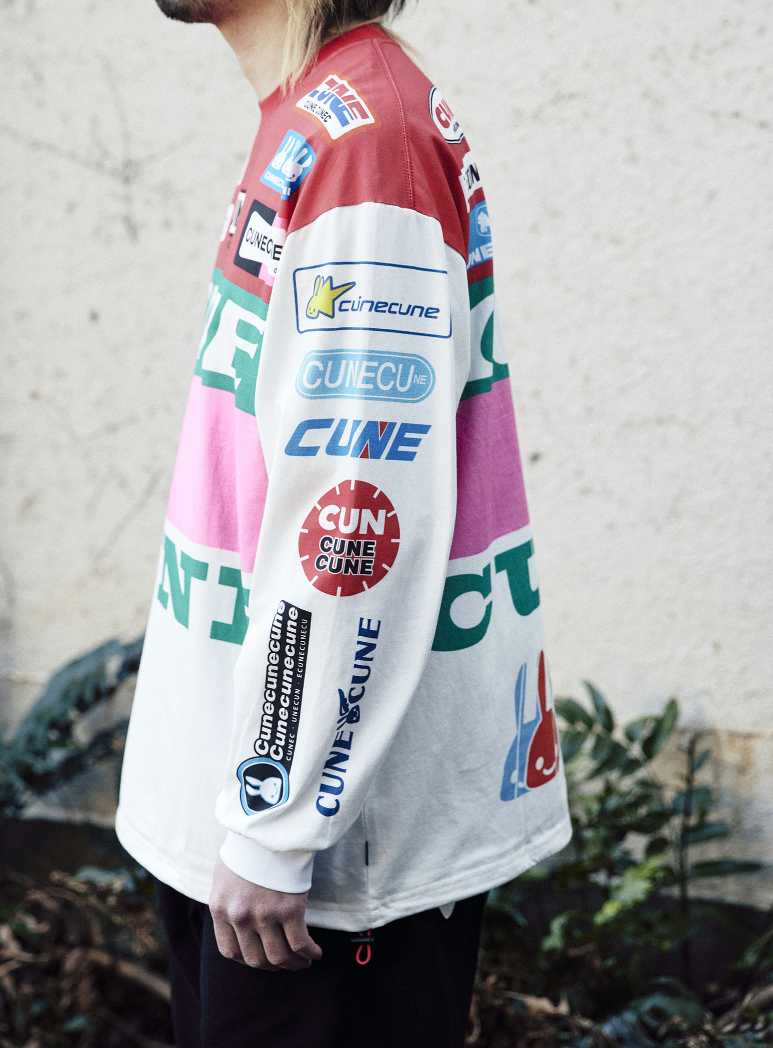 モトクロスロングスリーブカットソー｜ウサギがいる｜CUNE ONLINE STORE