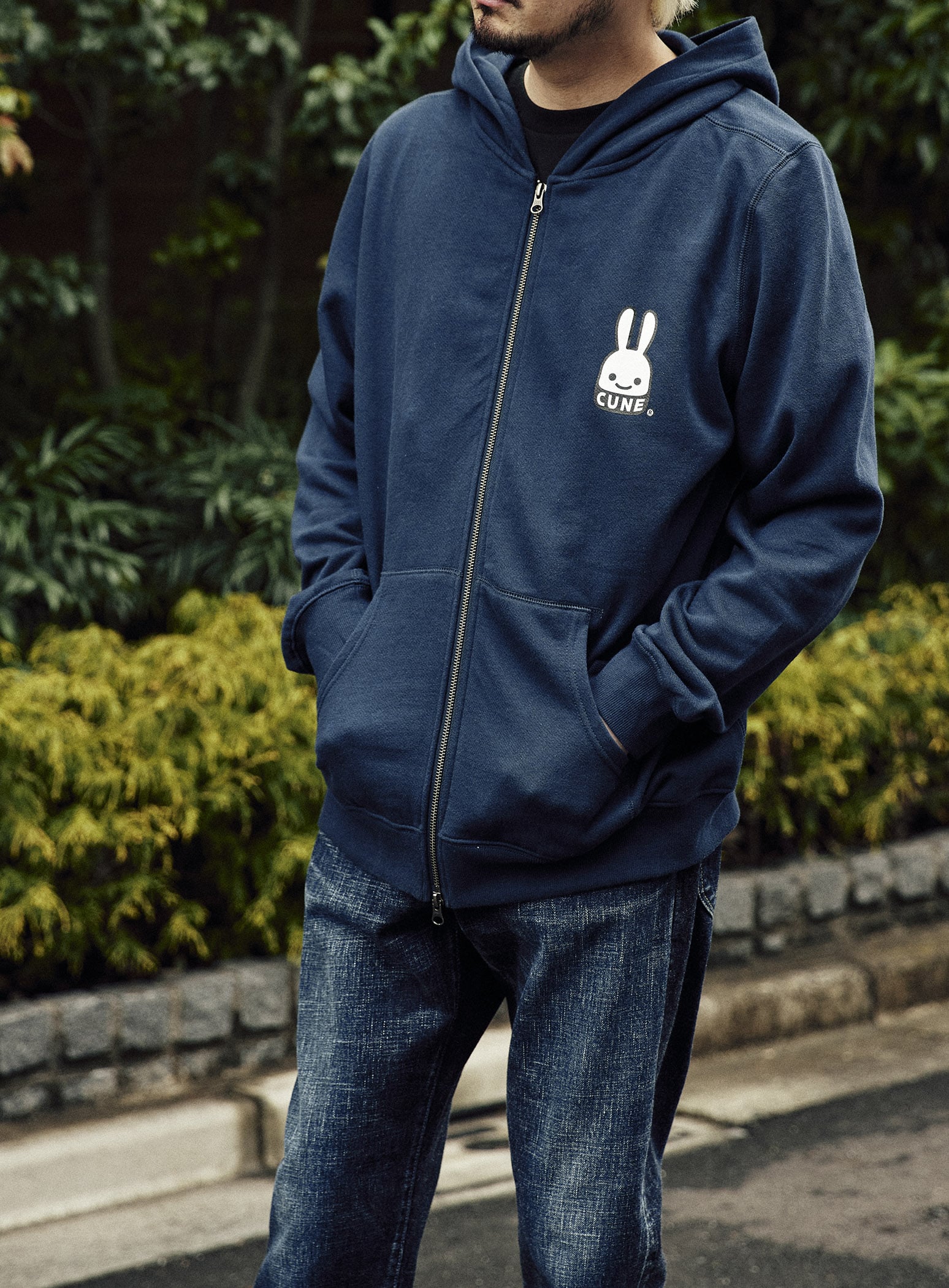 CUNE ZIP PARKA CUNEウサギ｜ウサギがいる｜CUNE ONLINE STORE
