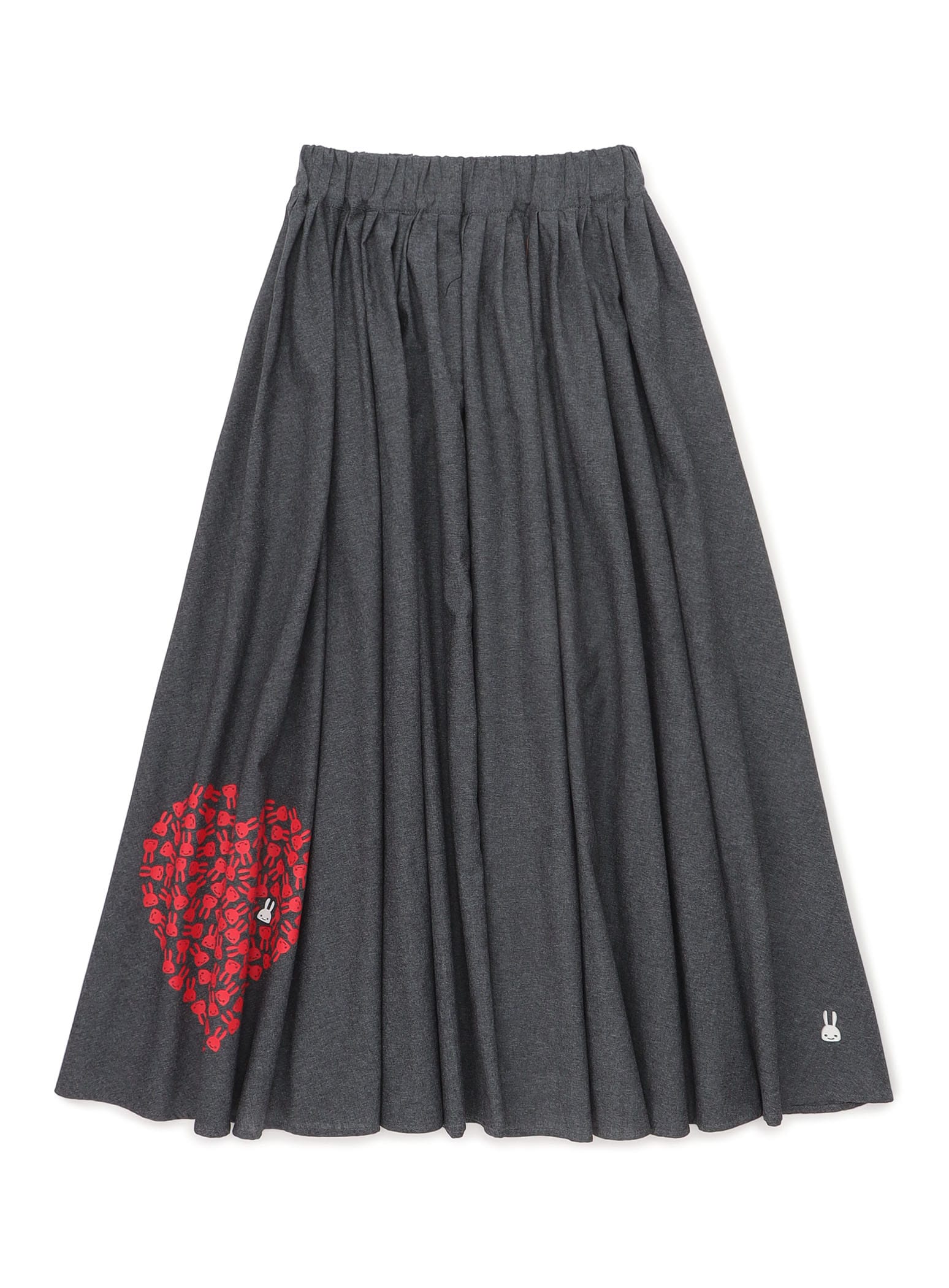 ハートのロングギャザースカート｜ウサギがいる｜CUNE ONLINE STORE