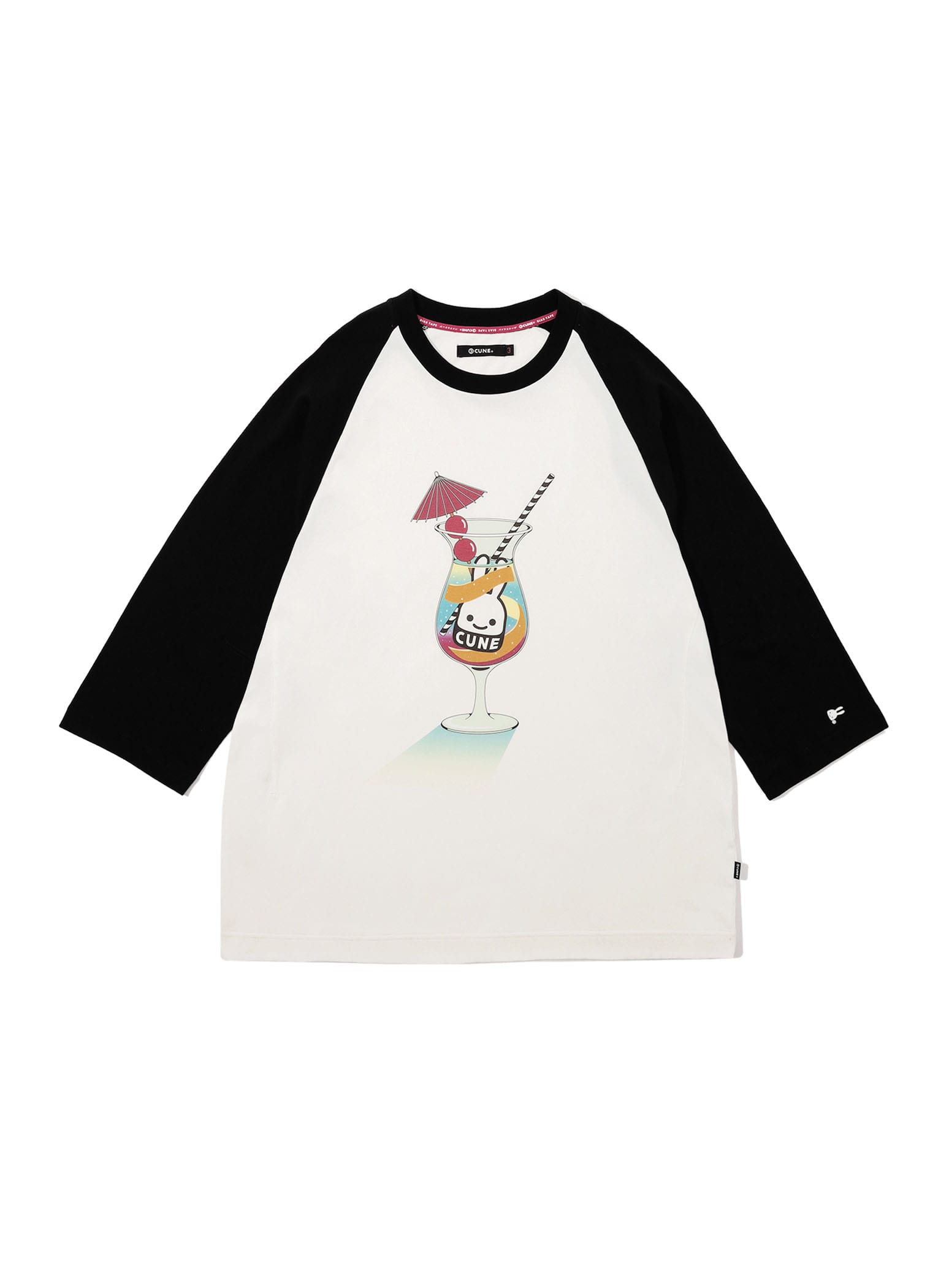 ラグランTシャツ カクテル｜ウサギがいる｜CUNE ONLINE STORE