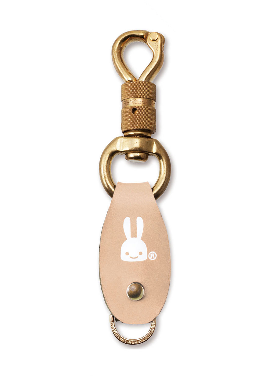 ごついレザーキーホルダー｜ウサギがいる｜CUNE ONLINE STORE