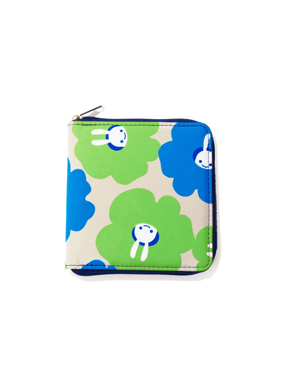 花柄二つ折り財布｜ウサギがいる｜CUNE ONLINE STORE