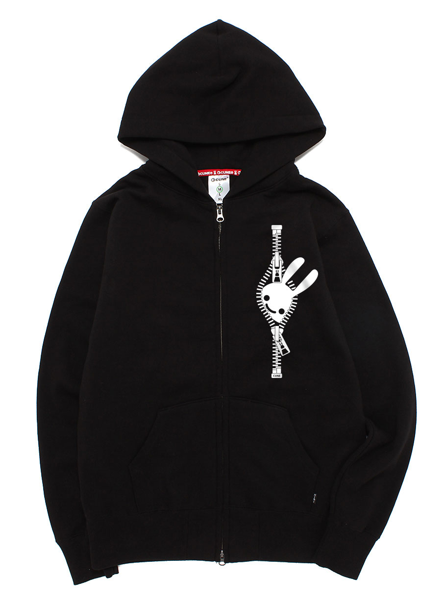 CUNE 復刻ZIPパーカー ZIP｜ウサギがいる｜CUNE ONLINE STORE