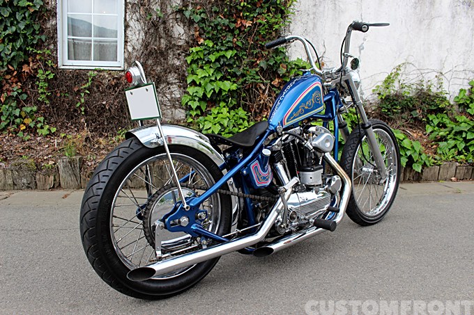 ハーレー アイアンショベル XLCH 1970のチョッパー・モーターサイクル