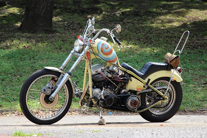 ハーレー パンヘッドのカスタムチョッパー・IM FACTORY – CUSTOM FRONT