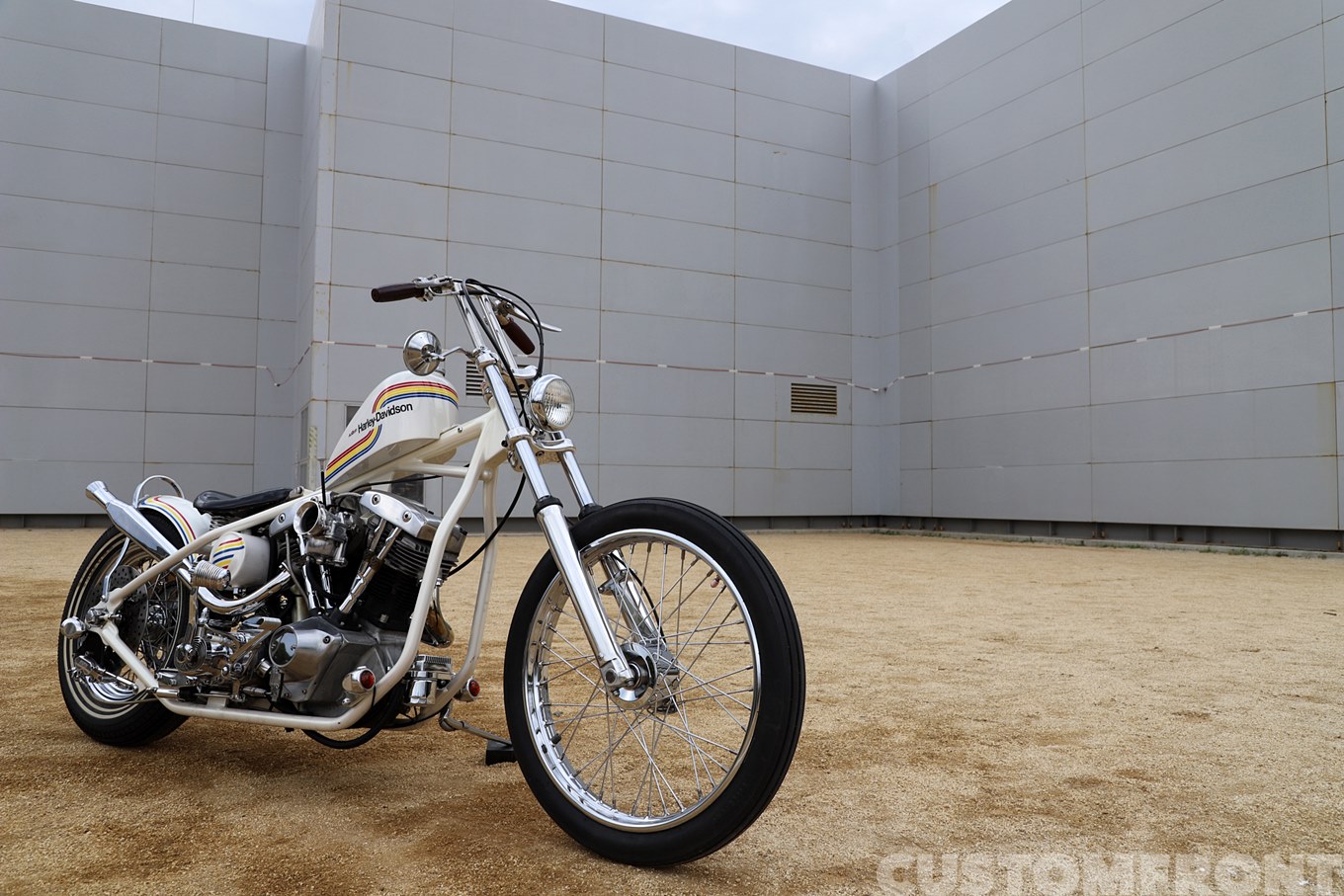 ハーレーのショベルヘッドチョッパー FXE 1972・ウラウズモーター