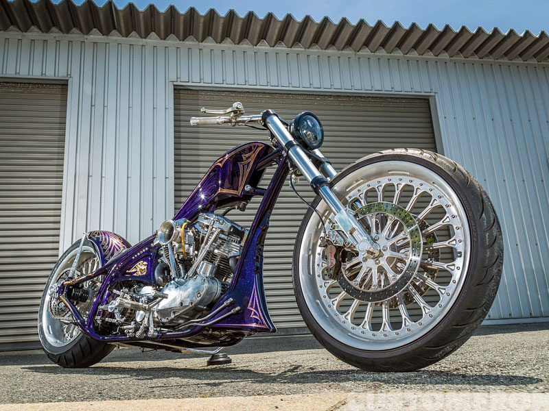 ハーレー カスタムチョッパー 1969年ショベル FLH・ヴィダモーター