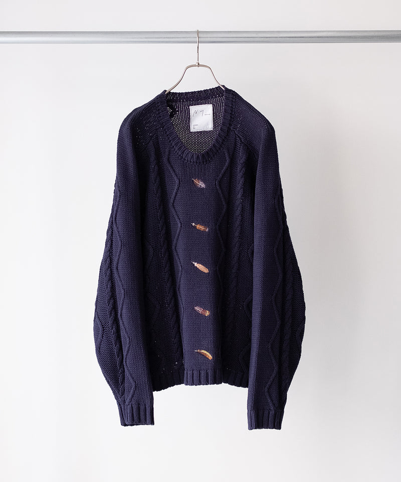 EMBROIDERY CABLE STICH KNIT - ANCELLM – C THE C