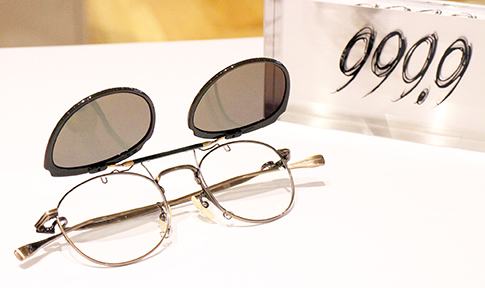 999.9（フォーナインズ） 新作メガネフレーム “S-145T” 、専用クリップ
