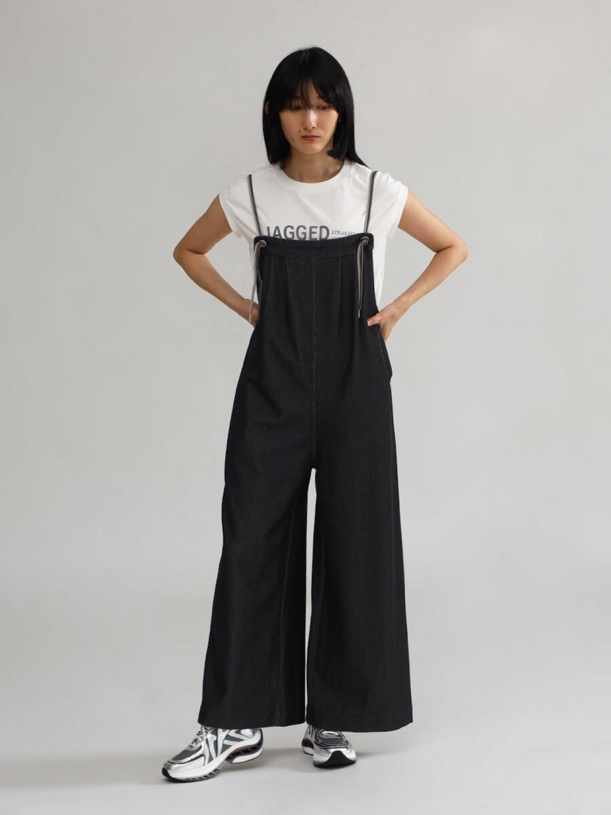 フロントタックワイドサロペット - LASUD - LASUD｜YAMADAYA STORE