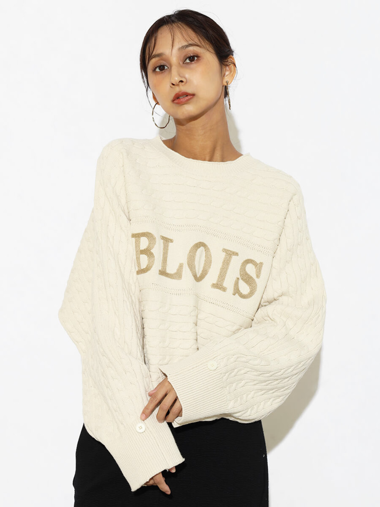 ケーブル編みワイドニット - SCOTCLUB - SCOTCLUB｜YAMADAYA STORE