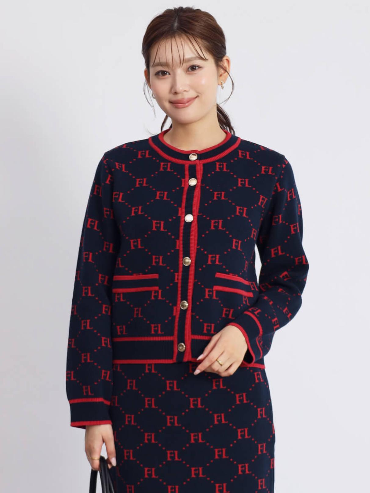 モノグラムニットカーディガン - FENNEL - FENNEL｜YAMADAYA STORE