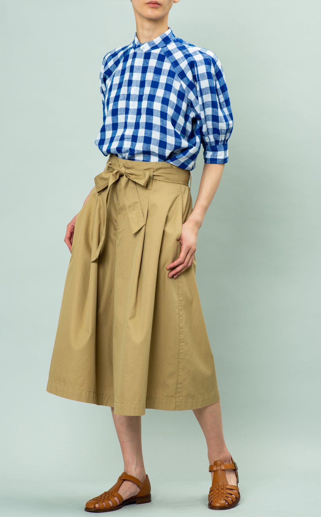 Polo Ralph Lauren｜リネンギンガムチェックブラウス