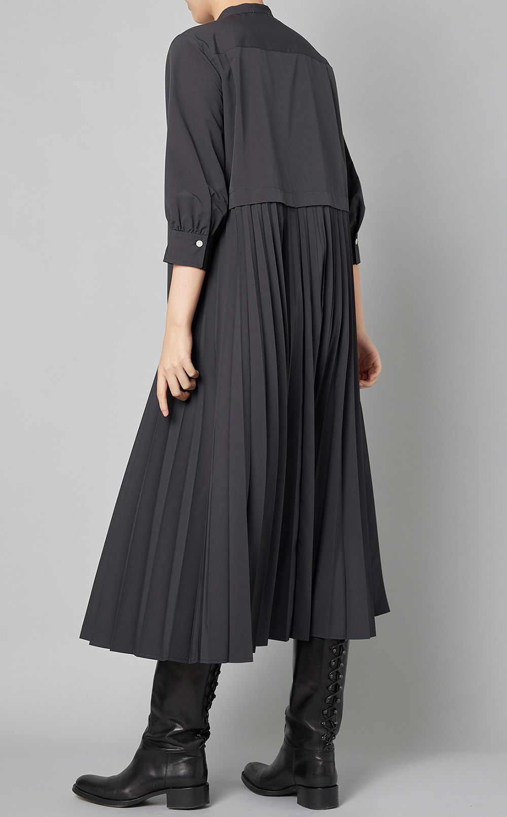 Ballsey｜スパンブロードバックプリーツワンピース