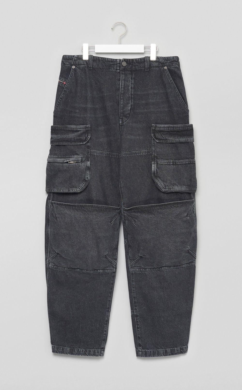 DIESEL｜ウォッシュドデニムカーゴパンツ