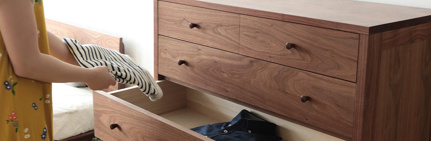 無垢チェスト | 旭川・飛騨・府中などが作る国産家具 | MUKU工房