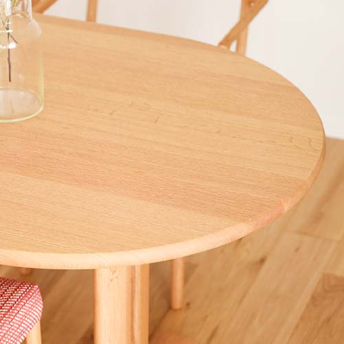 飛騨家具 shirakawa シラカワ ネオテーブル 楕円形 2本脚 国産家具