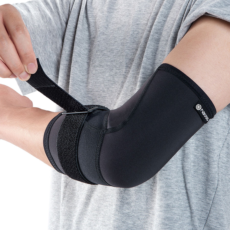 作業用肘サポーター ひじサポーターnaoss 左右兼用 L | 【ミドリ