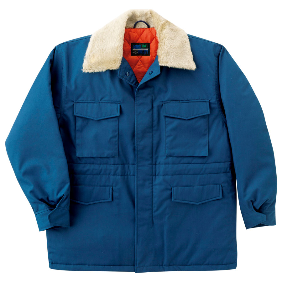 静電防寒服紺上 （防寒上衣）| 作業服・作業着 | 【ミドリ安全】公式通販