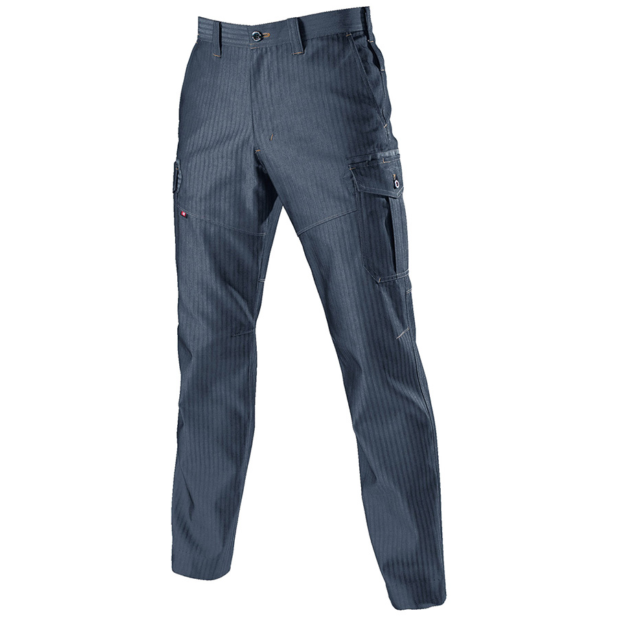 カーゴパンツ ユニセックス 1502－45 インディゴ ヘリンボーン