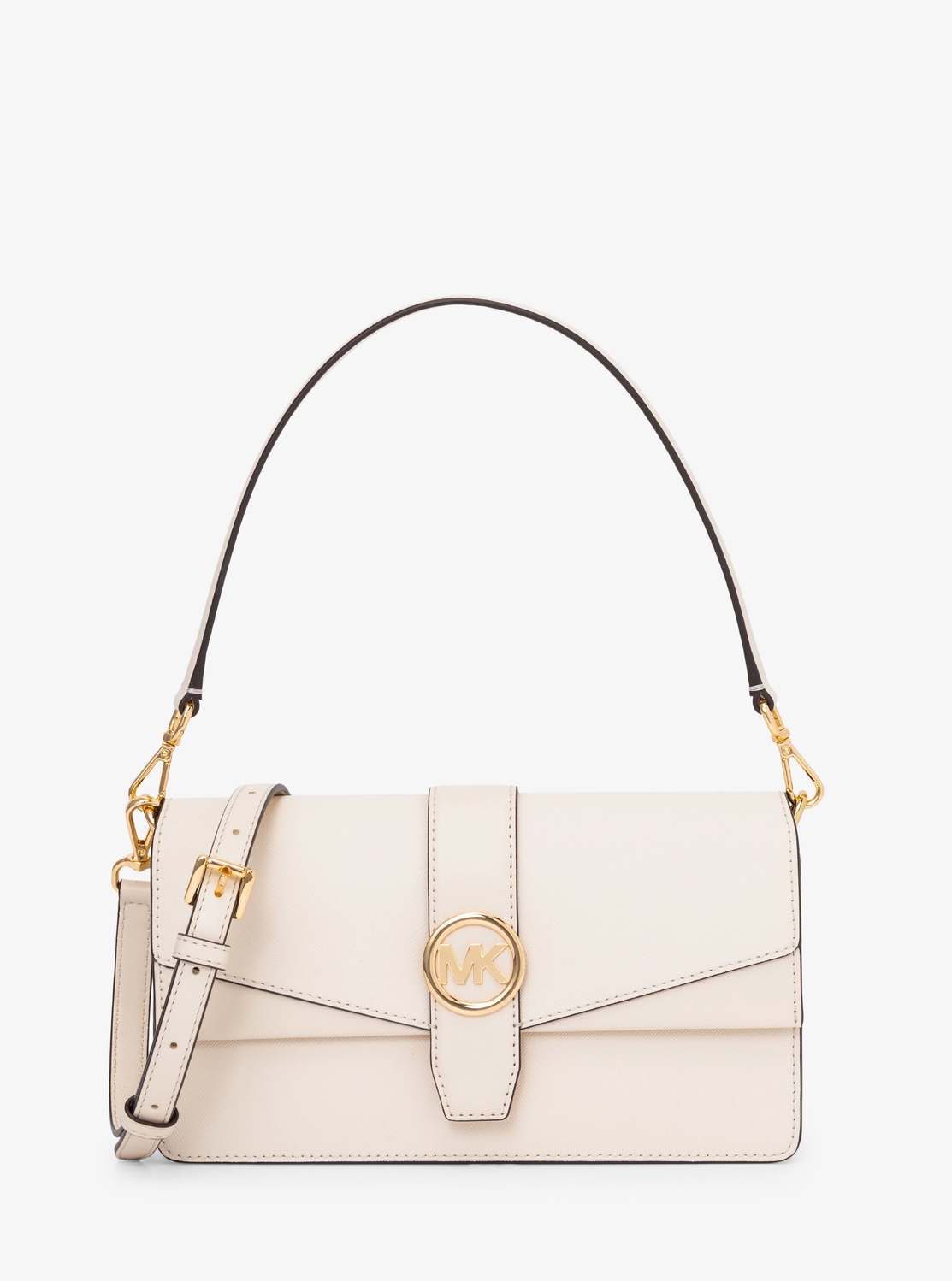 公式アウトレット】GREENWICH サフィアーノレザー フラップ ショルダー