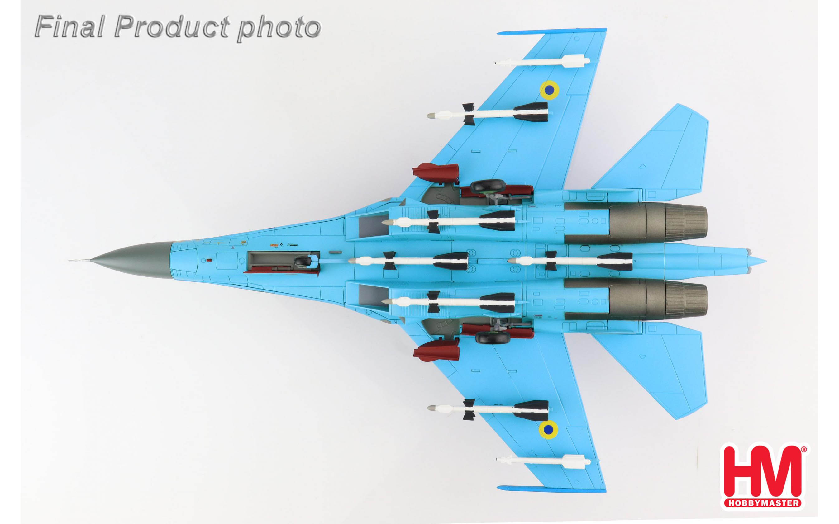 Su-27 Flanker B - Blue 58, Ukrainian Air Force - Hobby Master