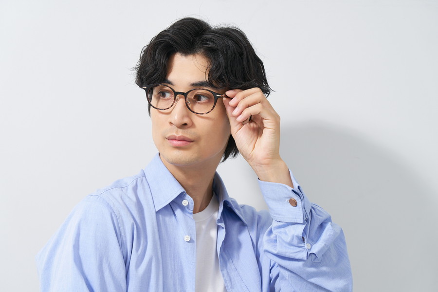 コンビネーションフレームのボストン型/FASHION RUBBER COMBI