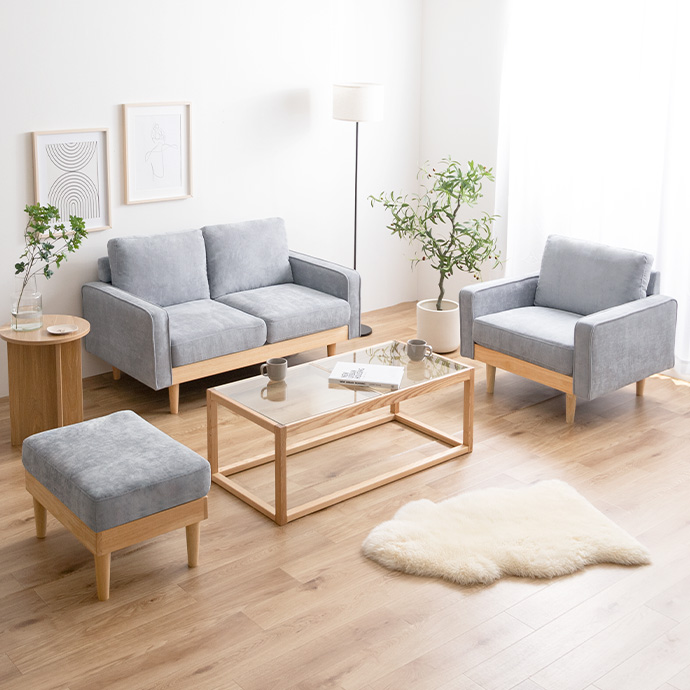 コーデュロイ ソファ 2人がけ アイボリー 送料無料】2人掛け