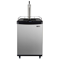 Kegco KC ZCK-163S - Kegerator Cabinet Only - Black Cabinet and