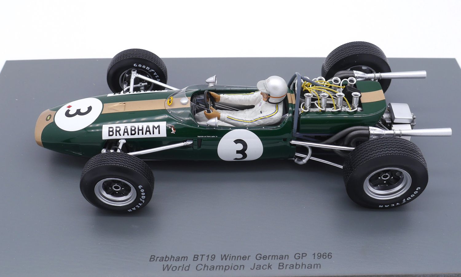 1966 Spark Brabham Repco BT19 -J Brabham German GP World champion