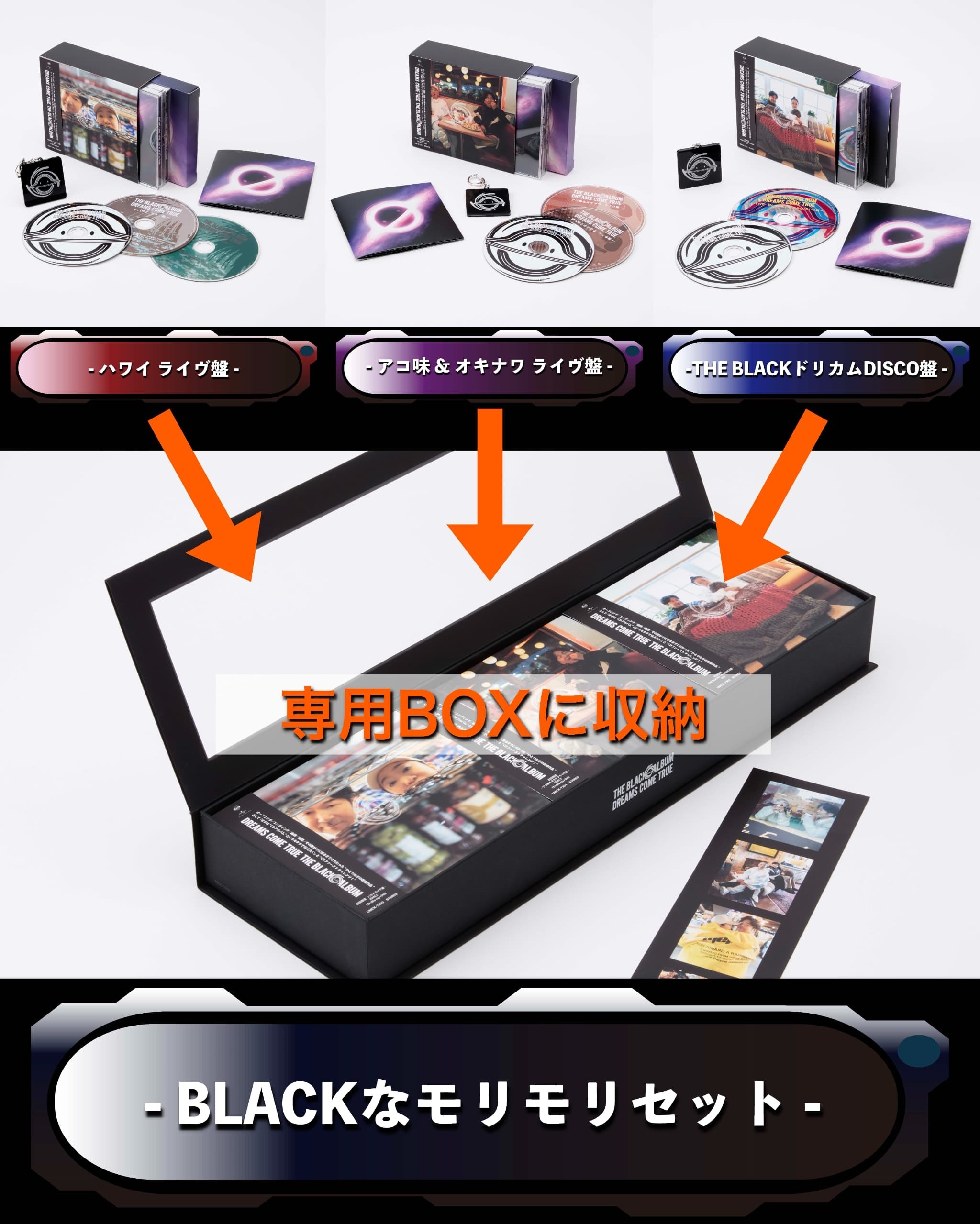 DREAMS COME TRUETHE BLACK ◯ ALBUM【BLACKなモリモリセット】 | THE