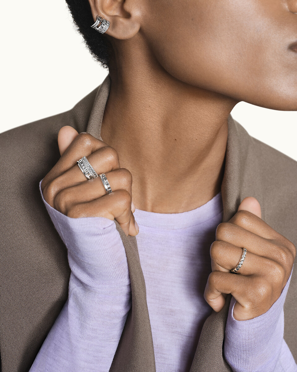 ブシュロン キャトル クルドパリ ミディアム リング 50 イエロー