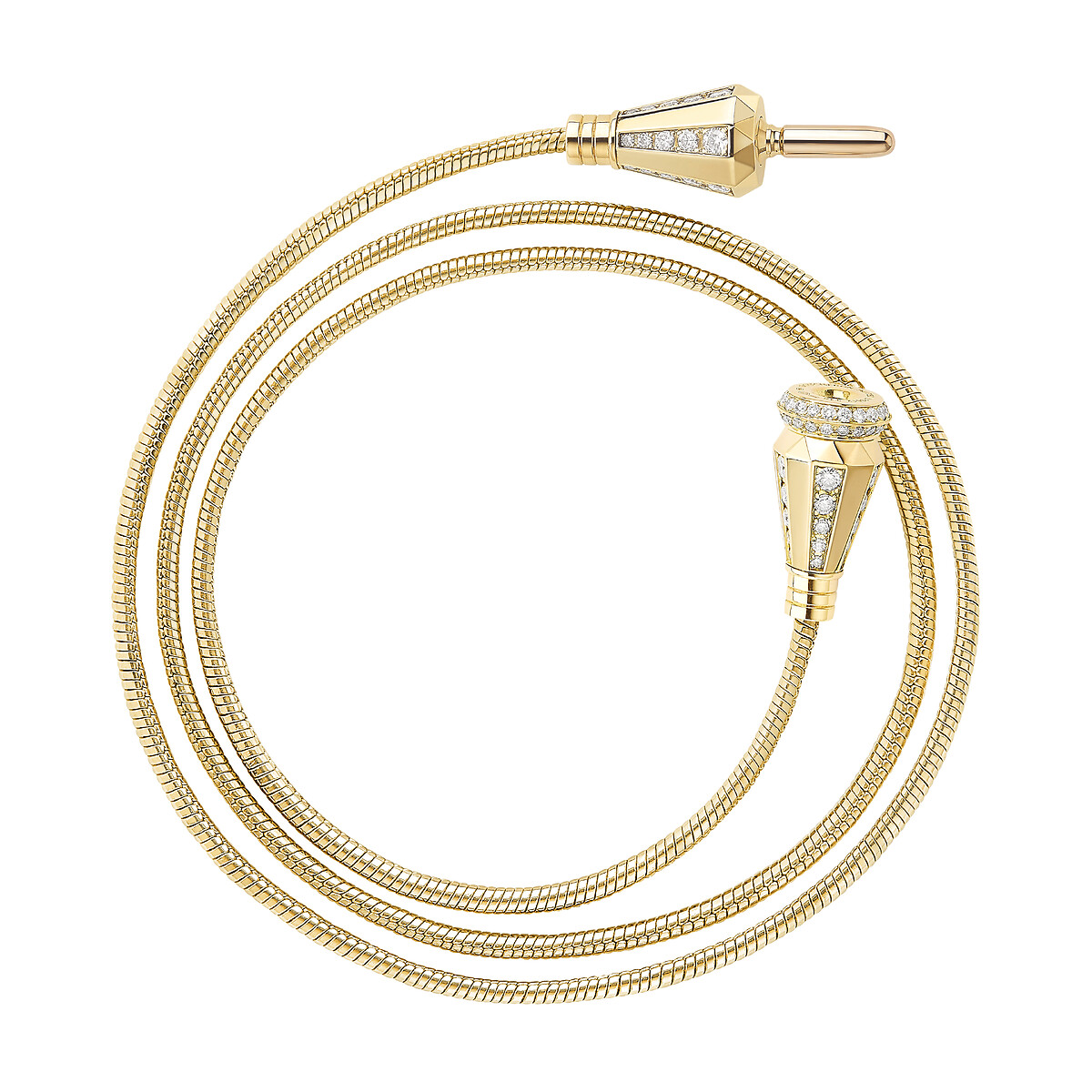 ジャック ドゥ ブシュロン ハーフパヴェ ダイヤモンド ブレスレット 3