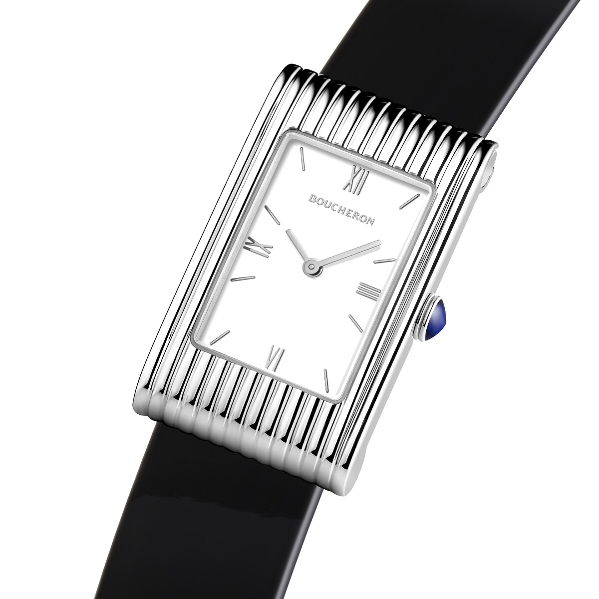 Reflet medium steel white dial | Watch | Boucheron US