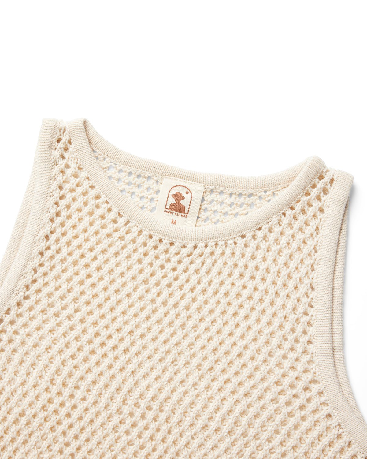 The Malaga Crochet Tank - Vintage Ivory – Dandy Del Mar