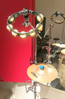 カホンと一緒に使うタンバリンの選び方【スタンドに固定（マウント）し