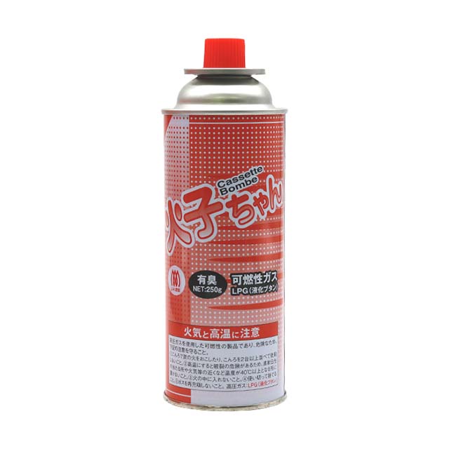 カセットガス 火子ちゃんボンベ 3本パック 16セット入】炊き出しで大